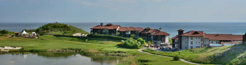 Bulgarien-Thracian Cliffs Golf & Beach Resort-Golfplatz mit Häuser